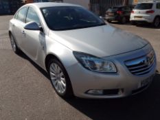 2010 VAUXHALL INSIGNIA ELITE NAV CDTI EFLEX SILVER HATCHBACK, 121,724 MILES WITH FSH *NO VAT*