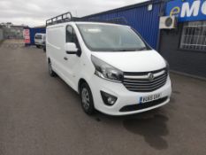 2016 VAUXHALL VIVARO 2900 SPORTIVE CDTI WHITE PANEL VAN, 1.6 DIESEL, 92K MILES *PLUS VAT*