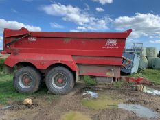 20 TONNE DUMP TRAILER, TYRES GOOD. NOT HAD MUCH WORK, SPRUNG DRAWBAR, ONE AIR, YEAR 2018 *PLUS VAT*