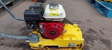 WACKER PLATE VIBRATING COMPACTION PLATE, HONDA GX120 ENGINE *PLUS VAT*