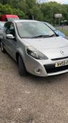 2009 RENAULT CLIO DYNAMIQUE 16V SILVER 3 DOOR HATCHBACK, LOW MILEAGE 46,413 MILES, 1.2 PETROL