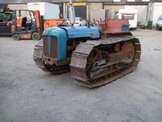 FORDSON COUNTY CRAWLER, FORDSON MAJOR DIESEL TRACTOR WITH THE COUNTY CRAWLER CONVERSION