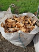 BAG OF FIREWOOD MIXED HARDWOOD AND SOFTWOOD, MAY HAVE NAILS IN *NO VAT*