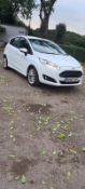 2017/66 FORD FIESTA STYLE TDCI WHITE HATCHBACK, 1.5 DIESEL ENGINE, 100,366 MILES *NO VAT*