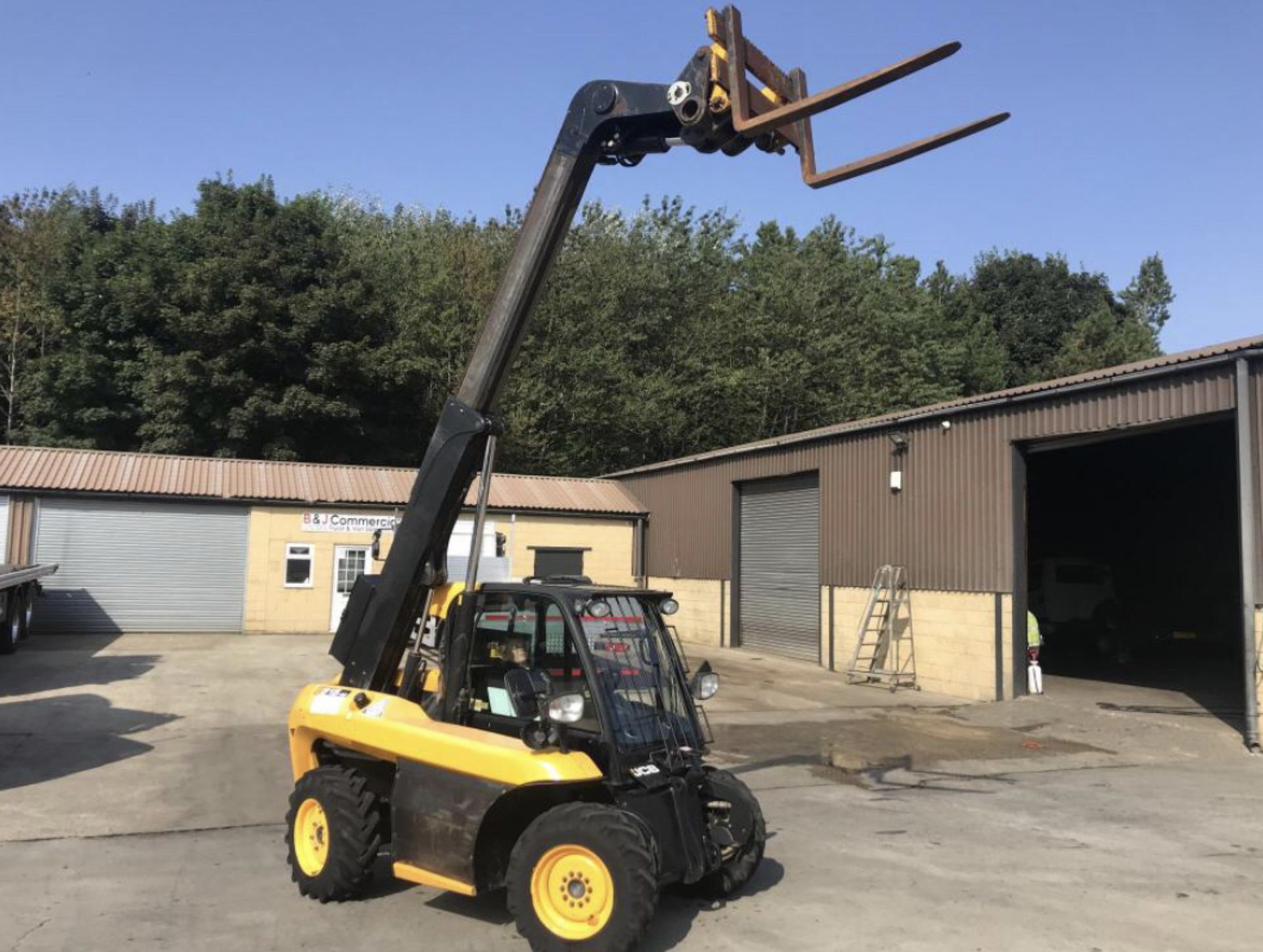 2014 JCB 515-40 TELEHANDLER FORKLIFT 4x4 4 WHEEL STEERING WITH FRONT BUCKET AND FORKS *PLUS VAT*