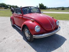 1972 (K) VOLKSWAGEN BEETLE CONVERTIBLE, 1600 TWIN PORT ENGINE, 4 SPEED MANUAL GEARBOX, LHD *NO VAT*