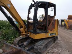 2020 CAT 306CR MINI EXCAVATOR, 2.4 TURBO DIESEL, APPROX 64 HOURS, C/W DITCHING BUCKET *PLUS VAT*