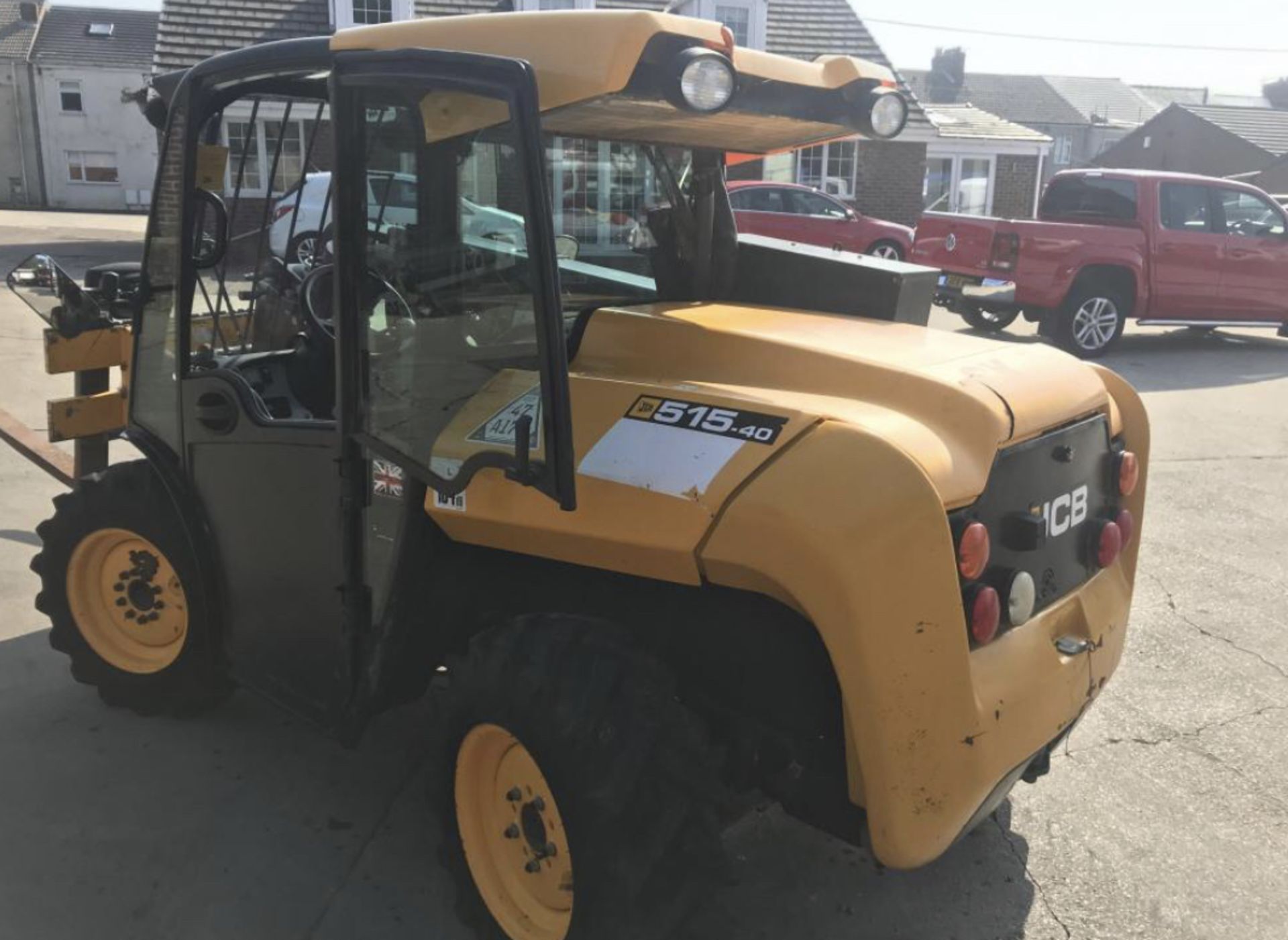 2014 JCB 515-40 TELEHANDLER FORKLIFT 4x4 4 WHEEL STEERING WITH FRONT BUCKET AND FORKS *PLUS VAT* - Image 7 of 17