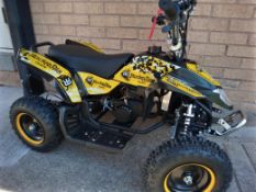 NEW AND UNUSED 50cc QUAD BIKE, 2021 MODEL, SAFETY LANYARD, ADJUSTABLE THROTTLE *NO VAT*