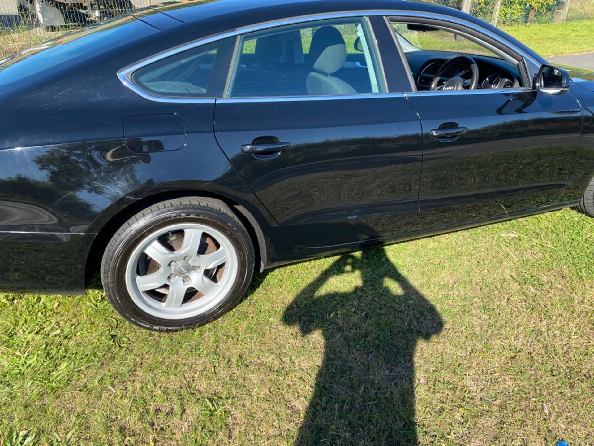 2013 AUDI A5 TDI BLACK HATCHBACK, SHOWING 211,578 MILES, 2.0 DIESEL ENGINE *NO VAT* - Image 6 of 18