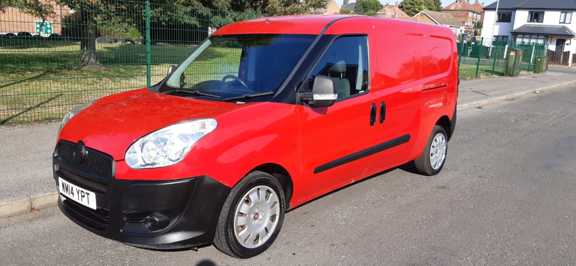 2014 FIAT DOBLO 16V MULTIJET RED PANEL VAN, 84K MILES, 1.2 DIESEL ENGINE *PLUS VAT* - Image 2 of 11