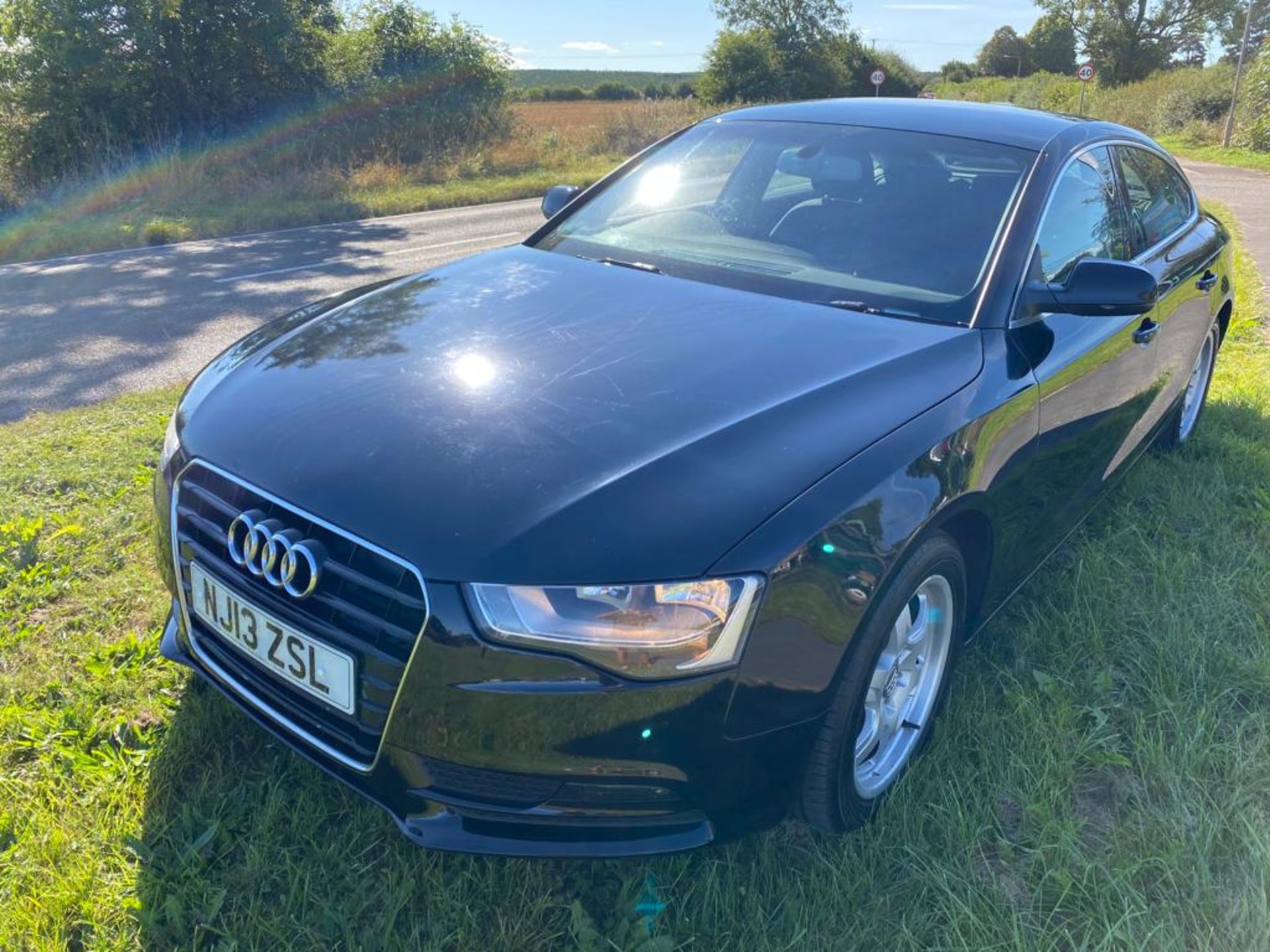 2013 AUDI A5 TDI BLACK HATCHBACK, SHOWING 211,578 MILES, 2.0 DIESEL ENGINE *NO VAT* - Image 3 of 18