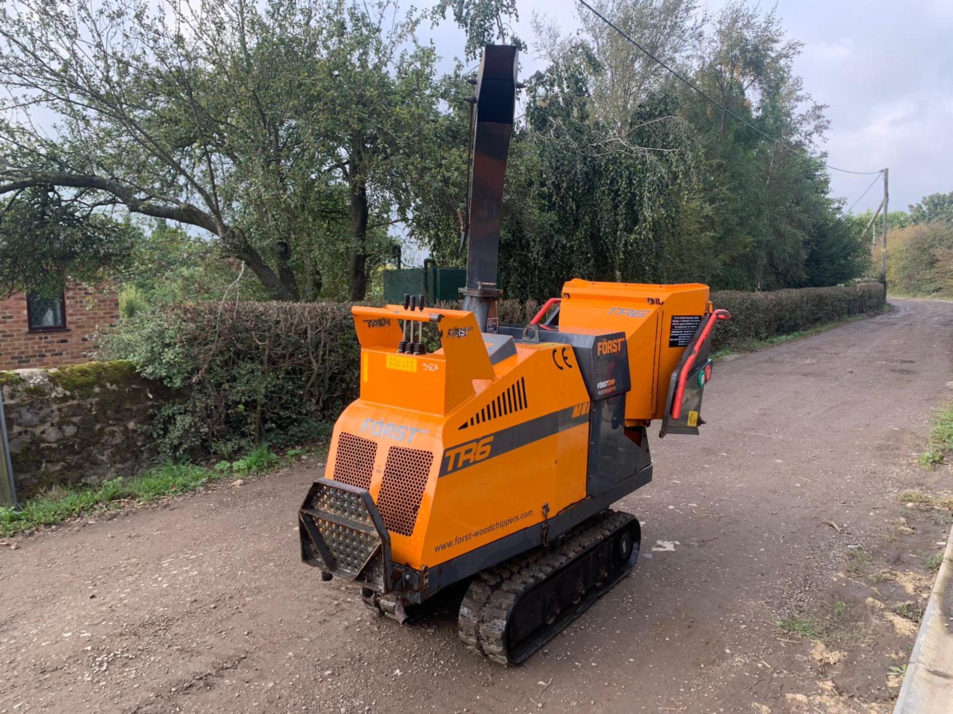 2016 FORST DIESEL TRACKED WOOD CHIPPER, RUNS DRIVES AND WORKS WELL, 771 HOURS *PLUS VAT* - Image 3 of 14