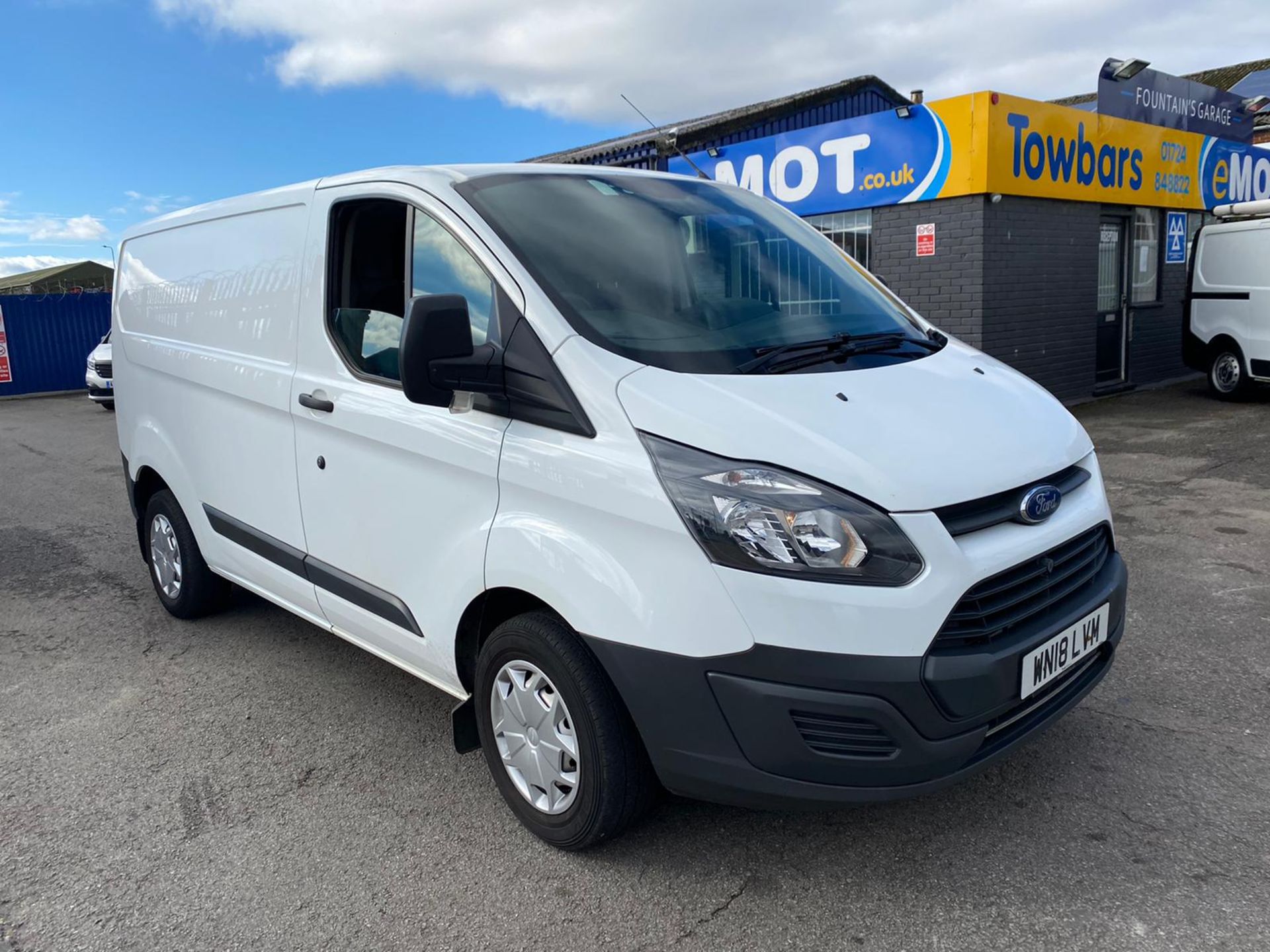 2018 FORD TRANSIT CUSTOM 290 WHITE PANEL VAN, 109K MILES, 2.0 DIESEL ENGINE *PLUS VAT*