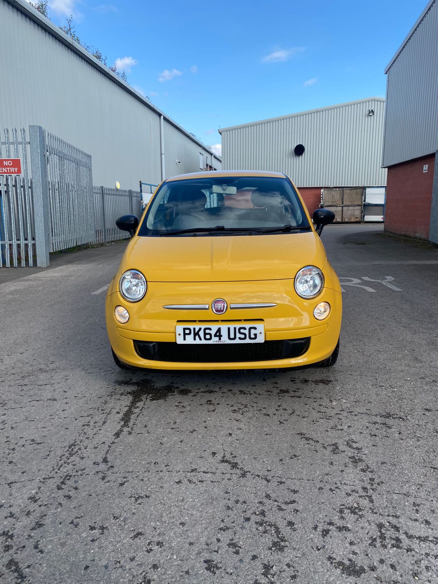 2014 FIAT 500 POP YELLOW HATCHBACK, SHOWING 60K MILES, 1.2 PETROL ENGINE *NO VAT* - Image 2 of 14