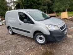 2017/67 PEUGEOT PARTNER SE L1 BLUE HDI SILVER PANEL VAN, 1.6 DIESEL, 83K MILES *PLUS VAT*