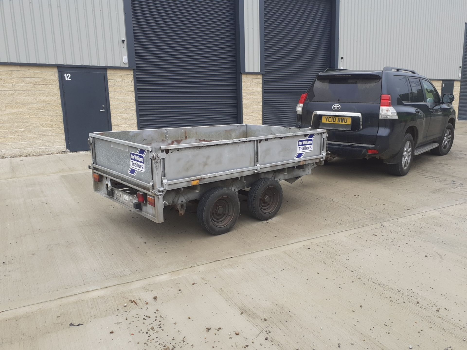 IFOR WILLIAMS LM85G FLAT BED TRAILER WITH SIDES *NO VAT*