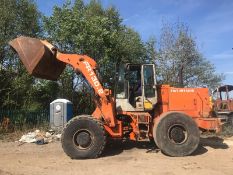 FIAT HITACHI FR130.2 LOADING SHOVEL, RUNS DRIVES AND LIFTS, FULLY GLASS CAB, GOOD BUCKET *PLUS VAT*