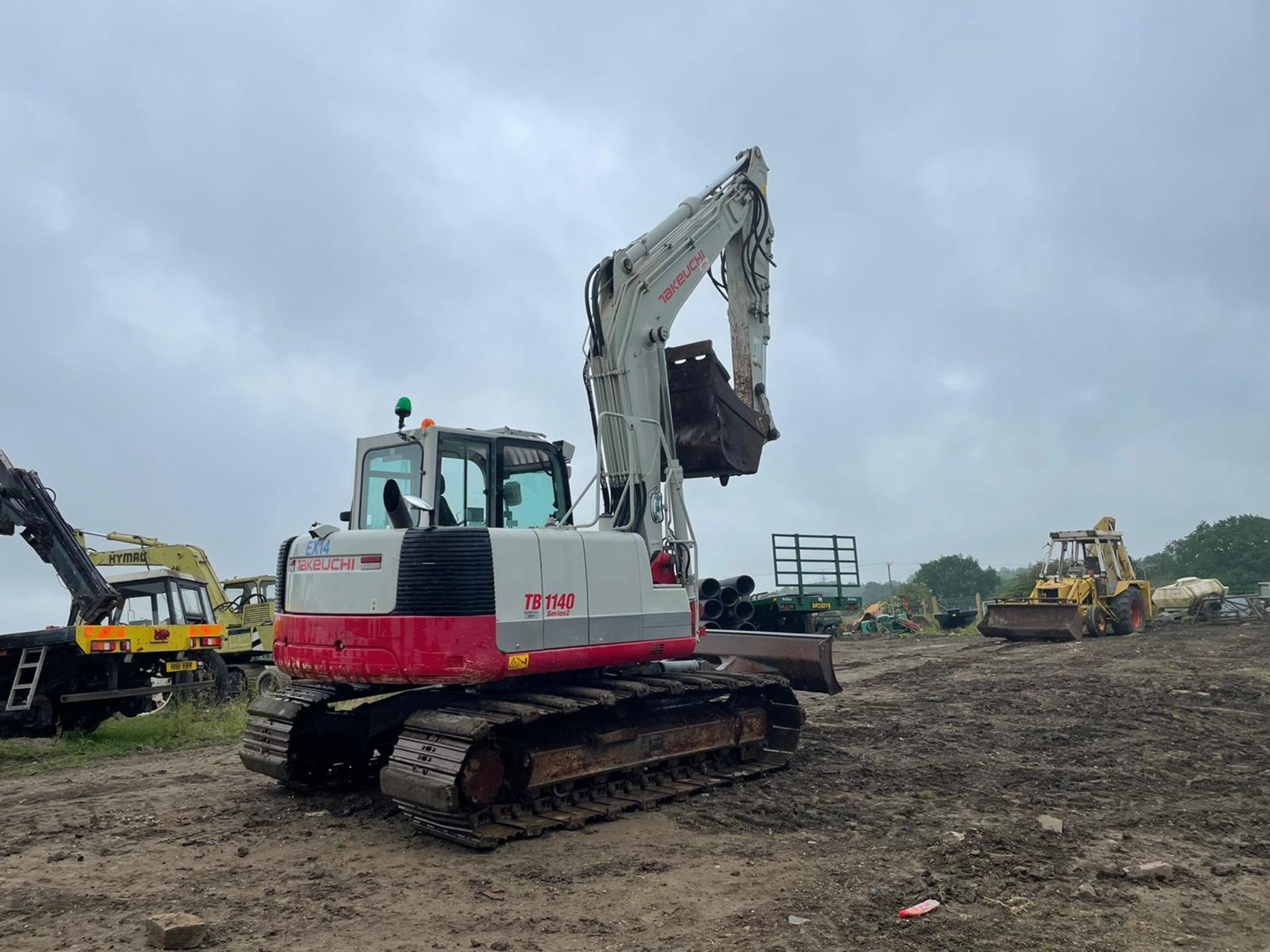 2015 TAKEUCHI TB1140 SERIES 2 15 TON DIGGER / EXCAVATOR, RUNS DRIVES AND DIGS, A LOW 6295 HOURS!! - Image 2 of 24