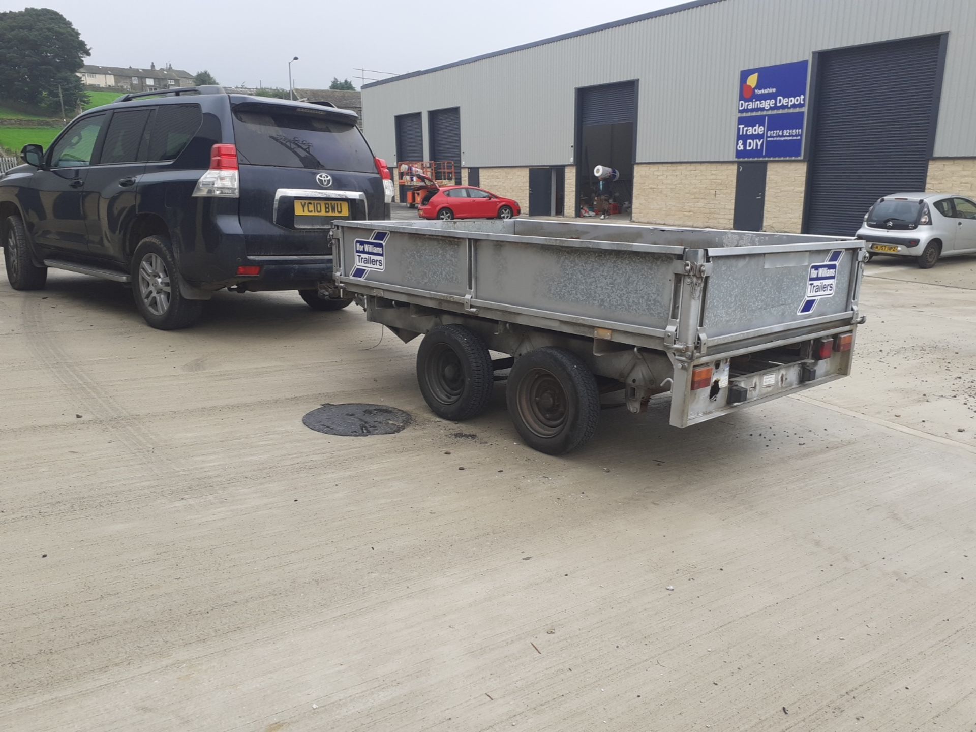 IFOR WILLIAMS LM85G FLAT BED TRAILER WITH SIDES *NO VAT* - Image 5 of 5