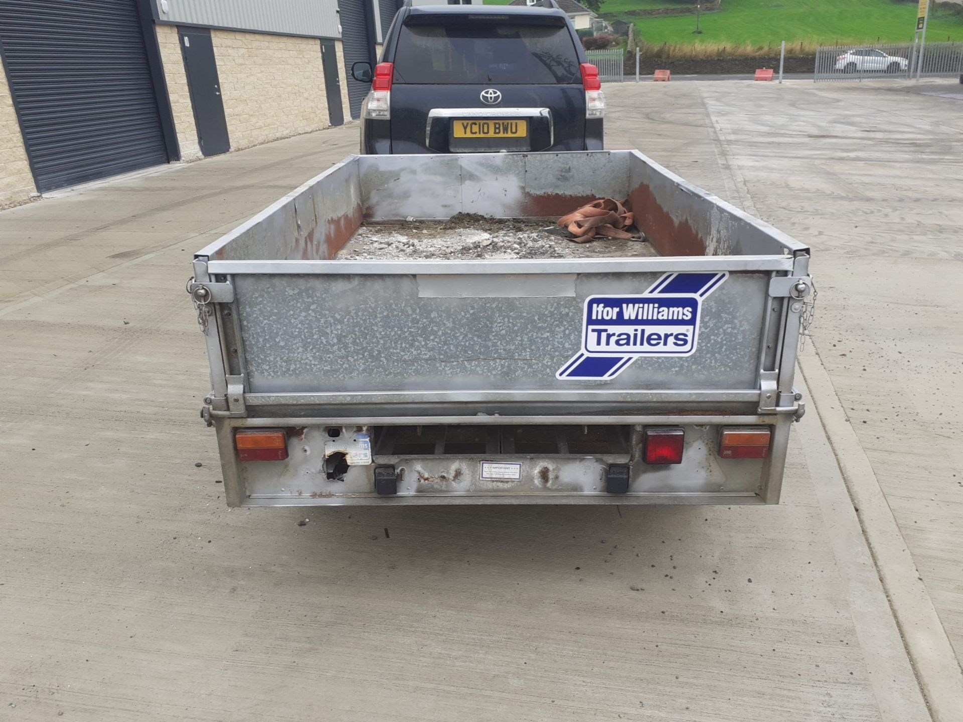 IFOR WILLIAMS LM85G FLAT BED TRAILER WITH SIDES *NO VAT* - Image 4 of 5