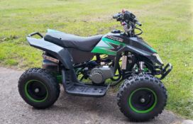 ELECTRIC START QUAD BIKE, 50cc 2 STROKE ENGINE, ELECTRIC AND PULL START, SAFETY LANYARD *NO VAT*