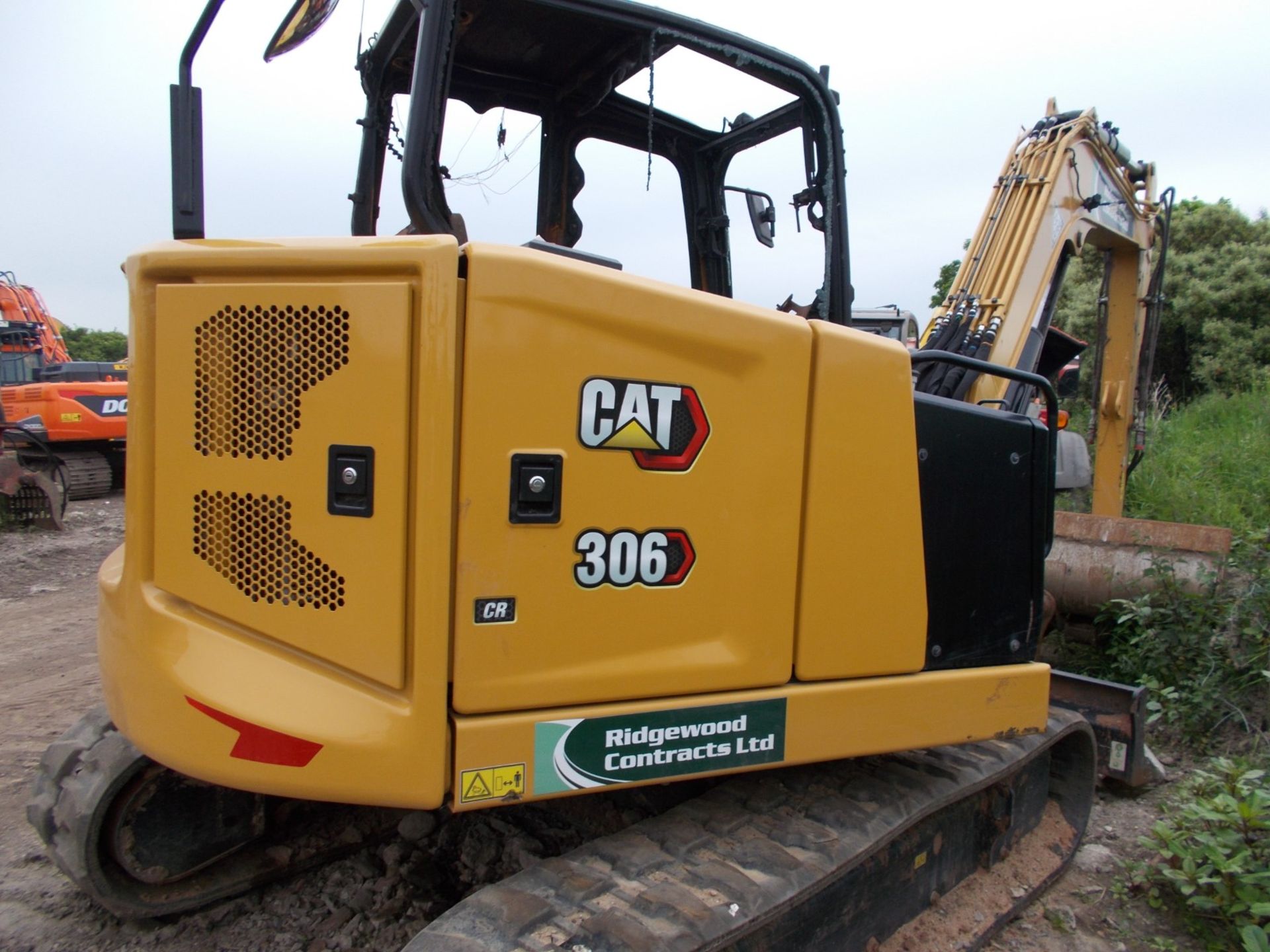 2020 CAT 306CR MINI EXCAVATOR, 2.4 TURBO DIESEL, APPROX 64 HOURS, C/W DITCHING BUCKET *PLUS VAT* - Image 5 of 20