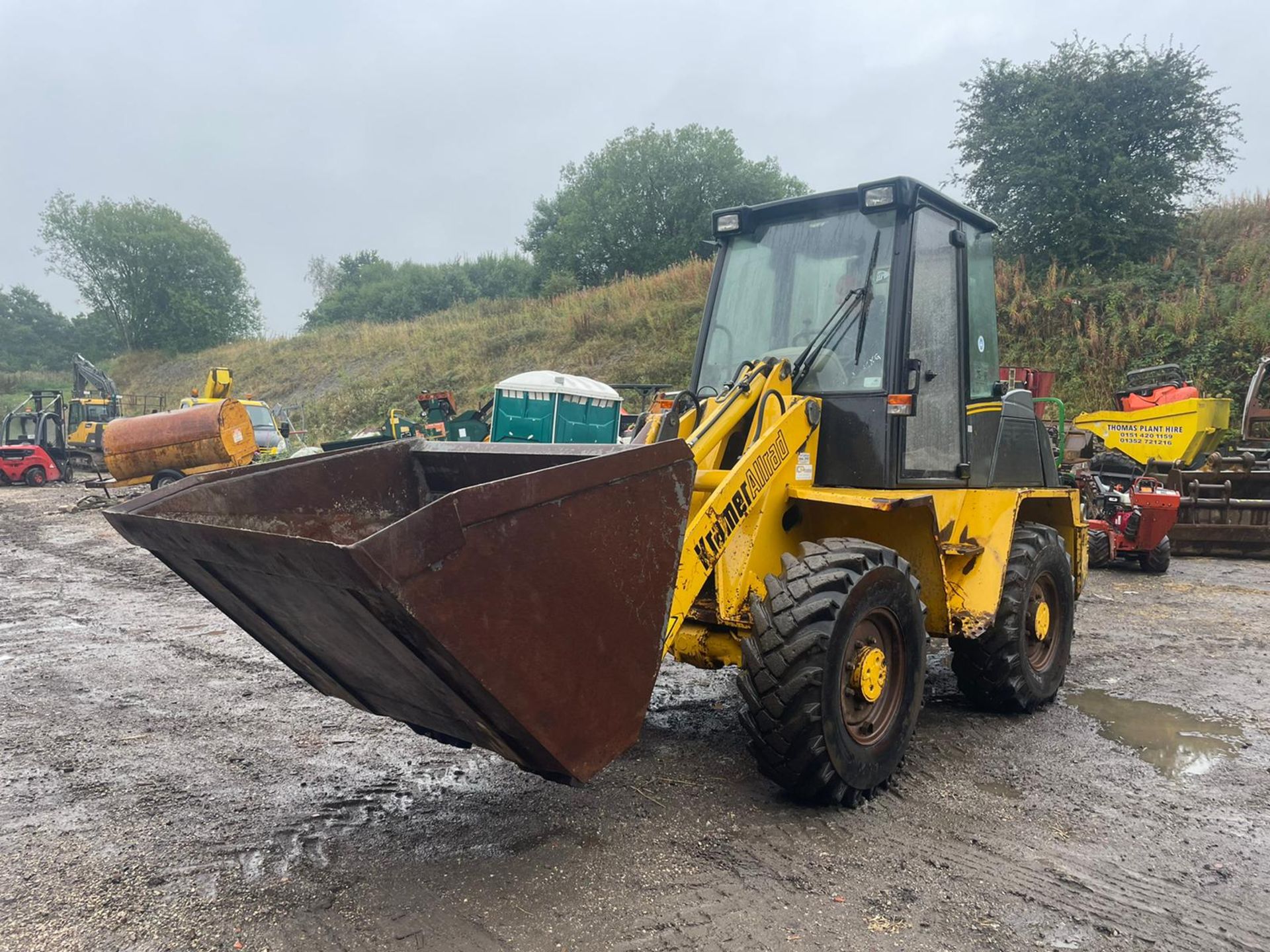 KRAMER ALLRAD 4WS LOADING SHOVEL, RUNS DRIVES AND LIFTS, HYDRAULIC QUICK HITCH *PLUS VAT* - Image 2 of 12