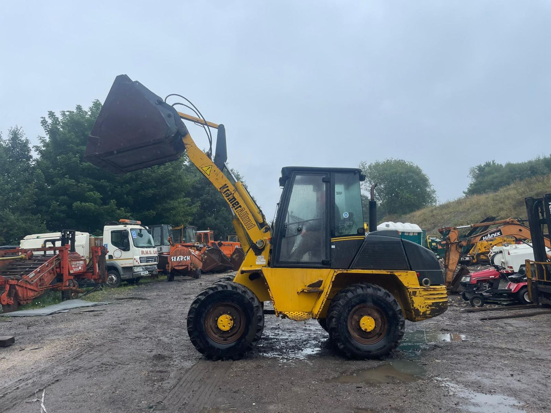 KRAMER ALLRAD 4WS LOADING SHOVEL, RUNS DRIVES AND LIFTS, HYDRAULIC QUICK HITCH *PLUS VAT* - Image 4 of 12