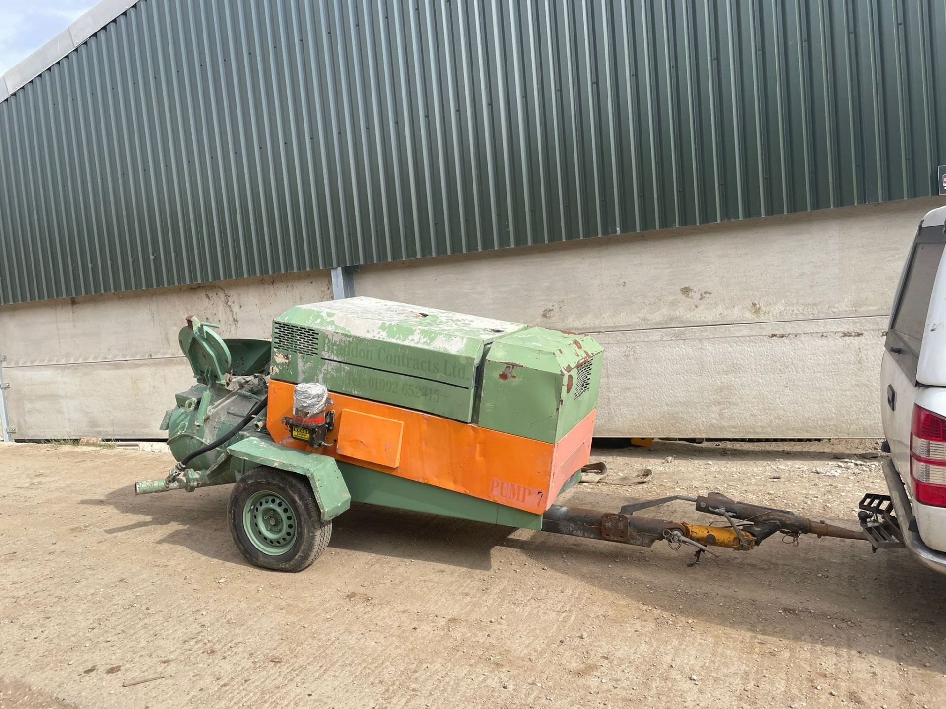 TURBOSOL TM250 CONCRETE PUMP, RUNS WORKS AND PUMPS, FAST TOW PUMP *PLUS VAT*