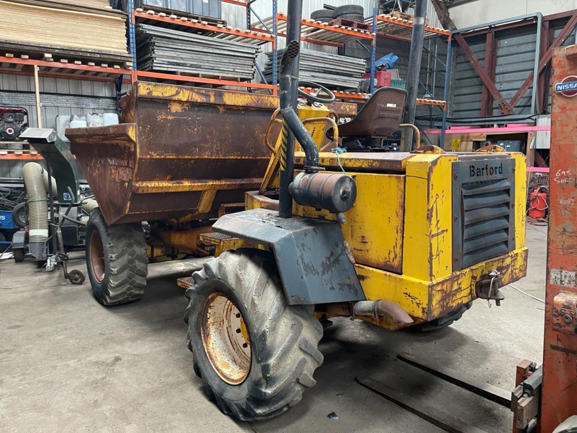 BARFORD SX7000 4x4 DUMPER, GOOD WORKING ORDER, HUGE 7 TON, 3640 HOURS *PLUS VAT* - Image 8 of 15