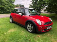 2006 MINI COOPER RED 3 DOOR HATCHBACK, 1.6 PETROL ENGINE, 113,523 MILES *NO VAT*