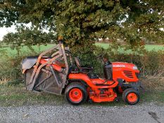 2013/62 KUBOTA G23-II HIGH TIP RIDE ON MOWER, RUNS DRIVES AND CUTS WELL, HYDROSTATIC *PLUS VAT*