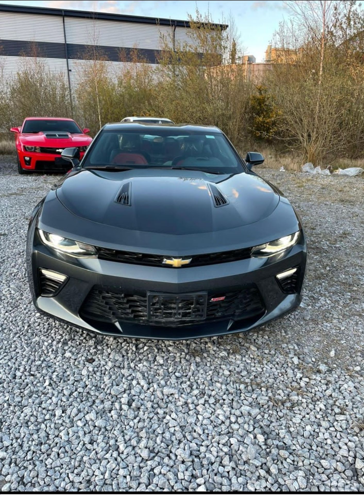 2017 Chevrolet Camaro 6.2 V8 grey with red and black interior plus vat with Nova *PLUS VAT* - Image 2 of 8