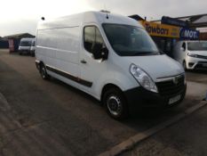 2015 VAUXHALL MOVANO F3500 L3H2 CDTI WHITE WELFARE / CAMPER VAN, 102K MILES *PLUS VAT*