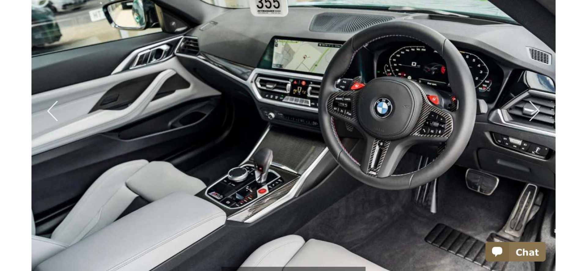 2021 BMW 4 SERIES M4 COMPETITION 3.0 2 DOOR COUPE, VERY HIGH SPEC, ONLY 1800 MILES *NO VAT* - Image 8 of 11