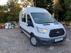 2015 FORD TRANSIT 350 WHITE WELFARE VAN, 2.2 DIESEL ENGINE, SHOWING 116K MILES *PLUS VAT*