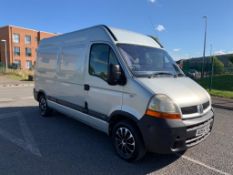 2004 RENAULT MASTER MM33 DCI 120 MWB GREY PANEL VAN, 162,270 MILES, 2.5 DIESEL *NO VAT*