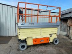 SCISSOR LIFT JLG 2646 ES ELECTRIC, WORKING HEIGHT 9.92m/ 32.5FT, ONLY 158 HOURS, YEAR 2014 *PLUS VAT