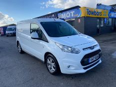 2017 FORD TRANSIT CONNECT 240 LIMITED WHITE PANEL VAN, 1.5 DIESEL, 125K MILES *PLUS VAT*