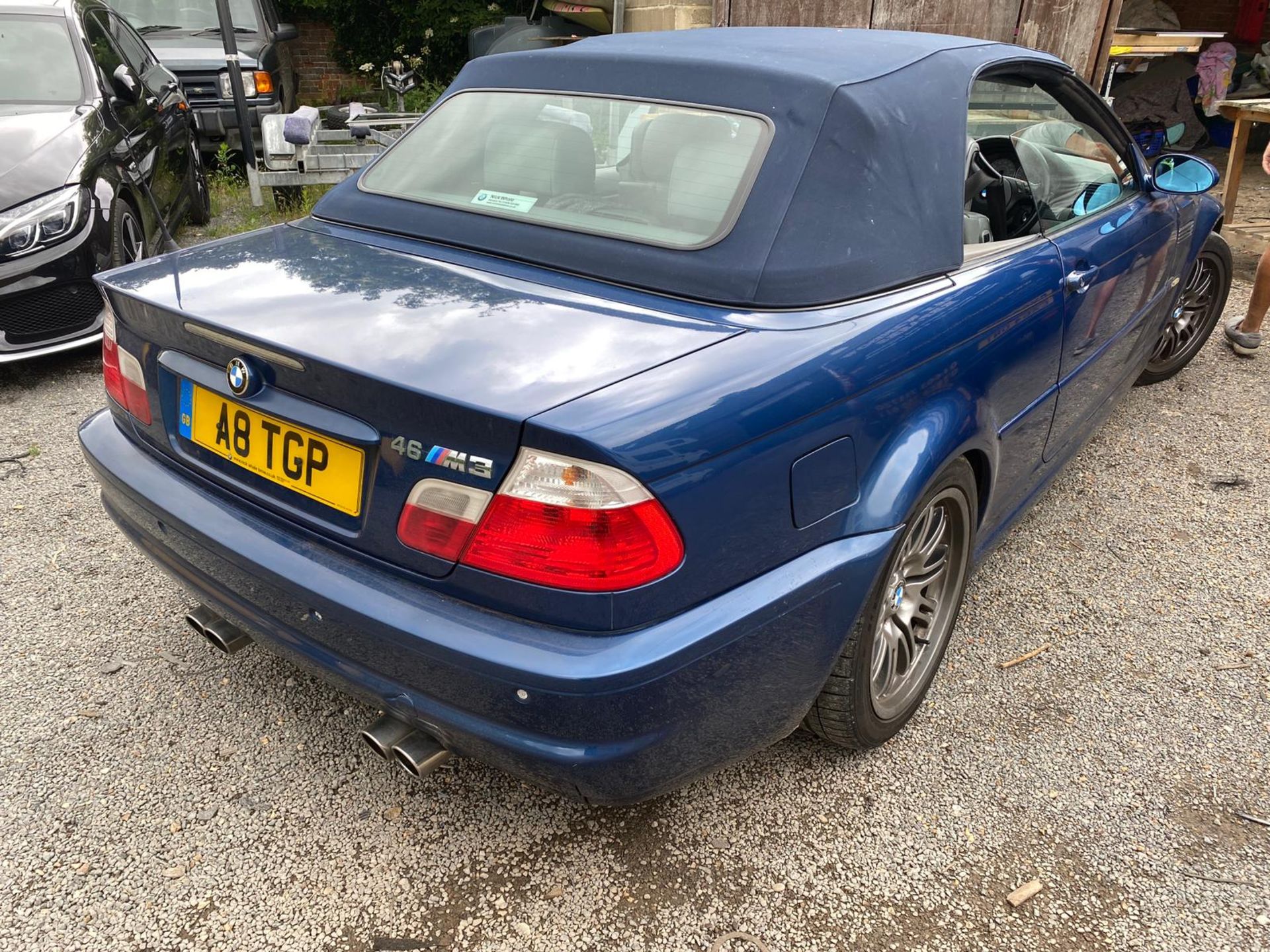 2003 BMW M3 BLUE CONVERTIBLE, 3.2 PETROL ENGINE, SHOWING 120K MILES *NO VAT* - Image 3 of 7