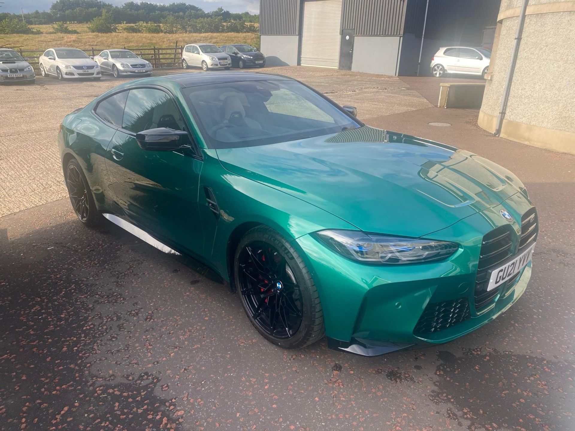 2021 BMW 4 SERIES M4 COMPETITION 3.0 2 DOOR COUPE, VERY HIGH SPEC, ONLY 1800 MILES *NO VAT* - Image 3 of 11