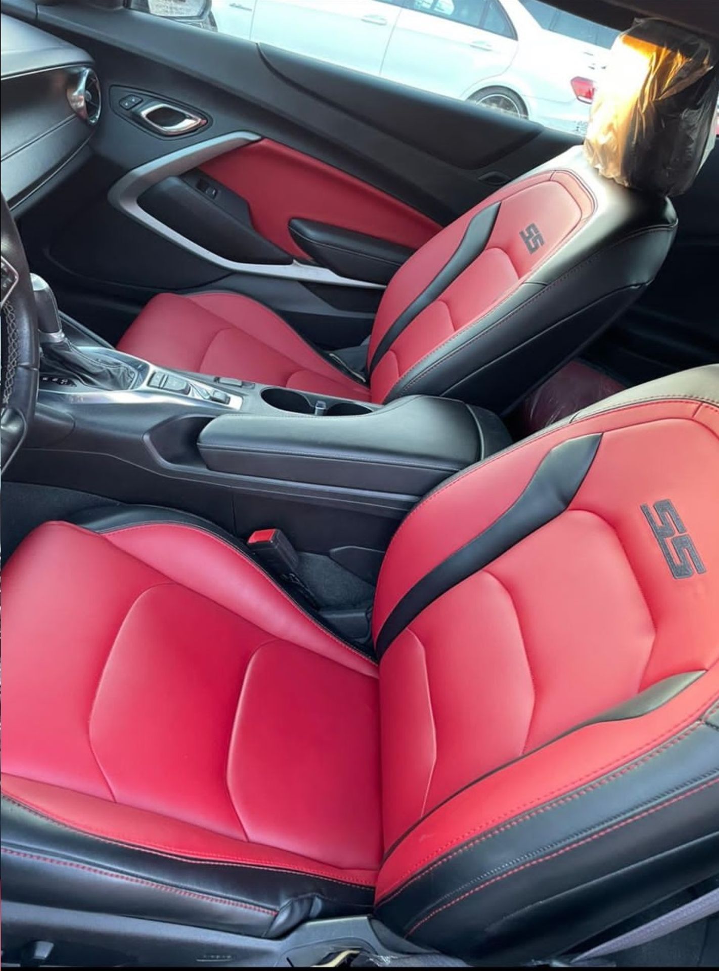 2017 Chevrolet Camaro 6.2 V8 grey with red and black interior plus vat with Nova *PLUS VAT* - Image 8 of 8