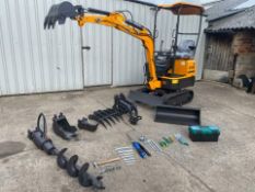 MINI EXCAVATOR RHINOCEROS XN08 SERIES 4+, BRAND NEW 2021, SWING BOOM, LATEST MODEL, PACKAGE DEAL