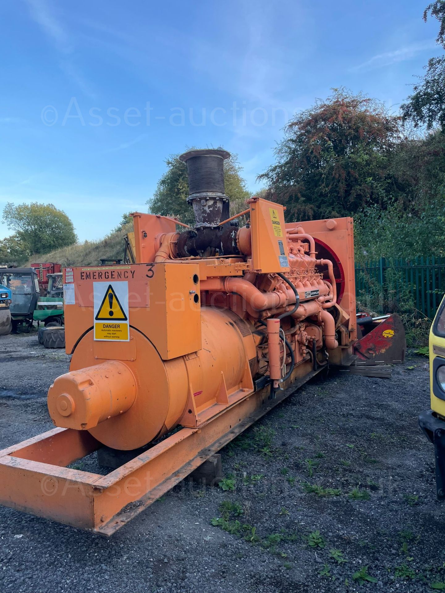 575 KVA CATERPILLAR GENERATOR, 12 CYLINDER D39B, TWIN TURBO ENGINE *PLUS VAT* - Image 4 of 14