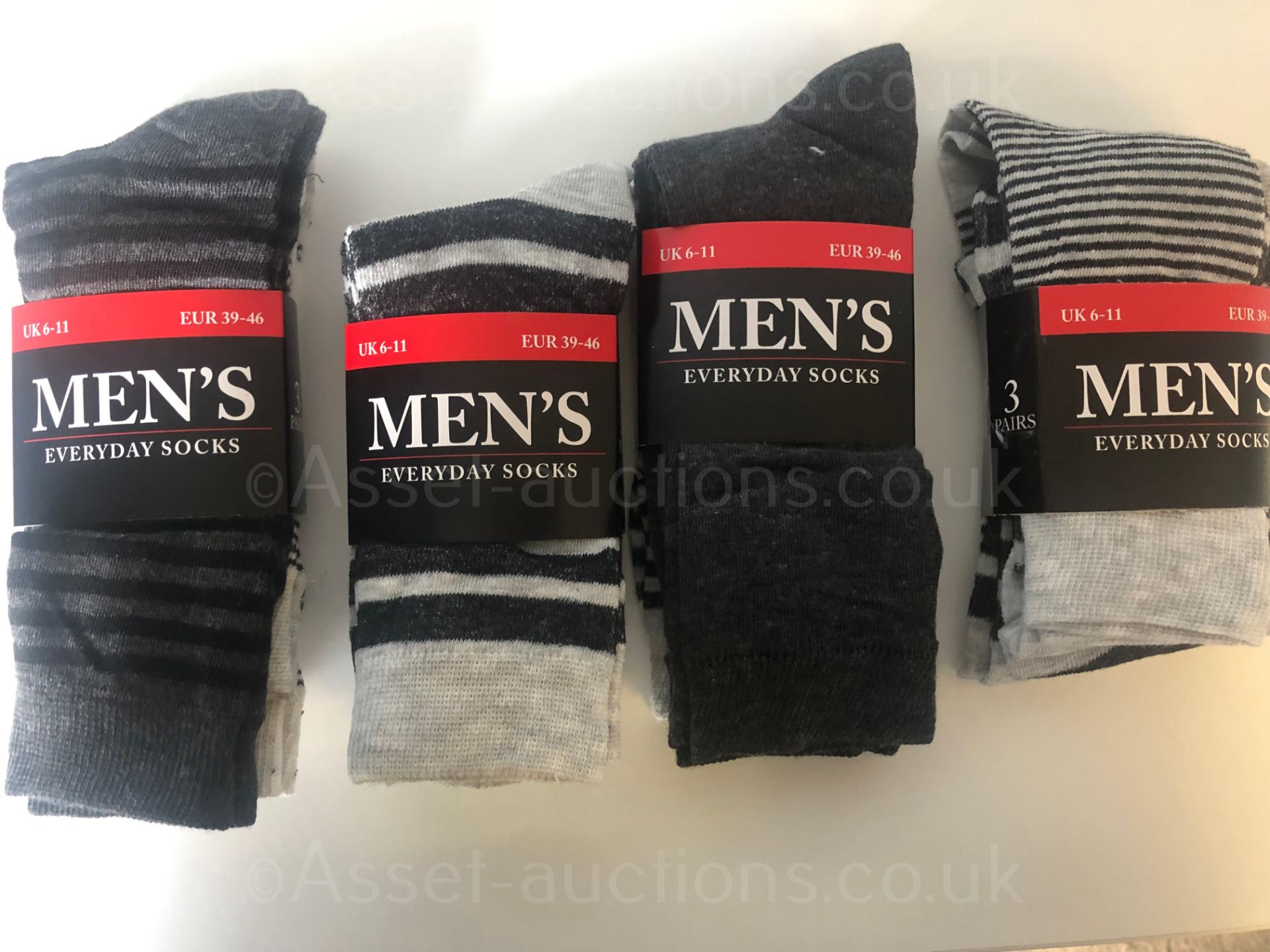 360 PAIRS OF MENS EVERYDAY SOCKS, SIZE UK 6-11, EUR 39-46 *NO VAT* - Image 2 of 10