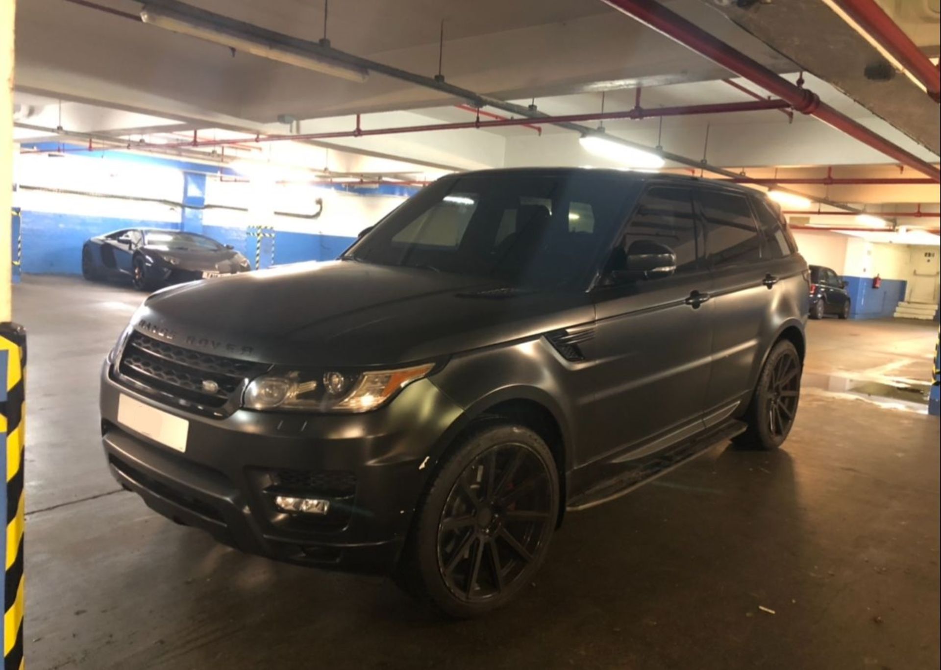 2014 RANGE ROVER SPORT 3.0 V6, PETROL, 45,000km, USA SPEC, WRAPPED IN SATIN BLACK *PLUS VAT*