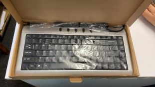 JOB LOT OF 240 USB KEYBOARDS *NO VAT*