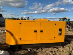 2007 VOLVO 150KvA DIESEL GENERATOR, RUNS AND MAKES POWER, 3 PHASE, 6 CYLINDER VOLVO DIESEL ENGINE