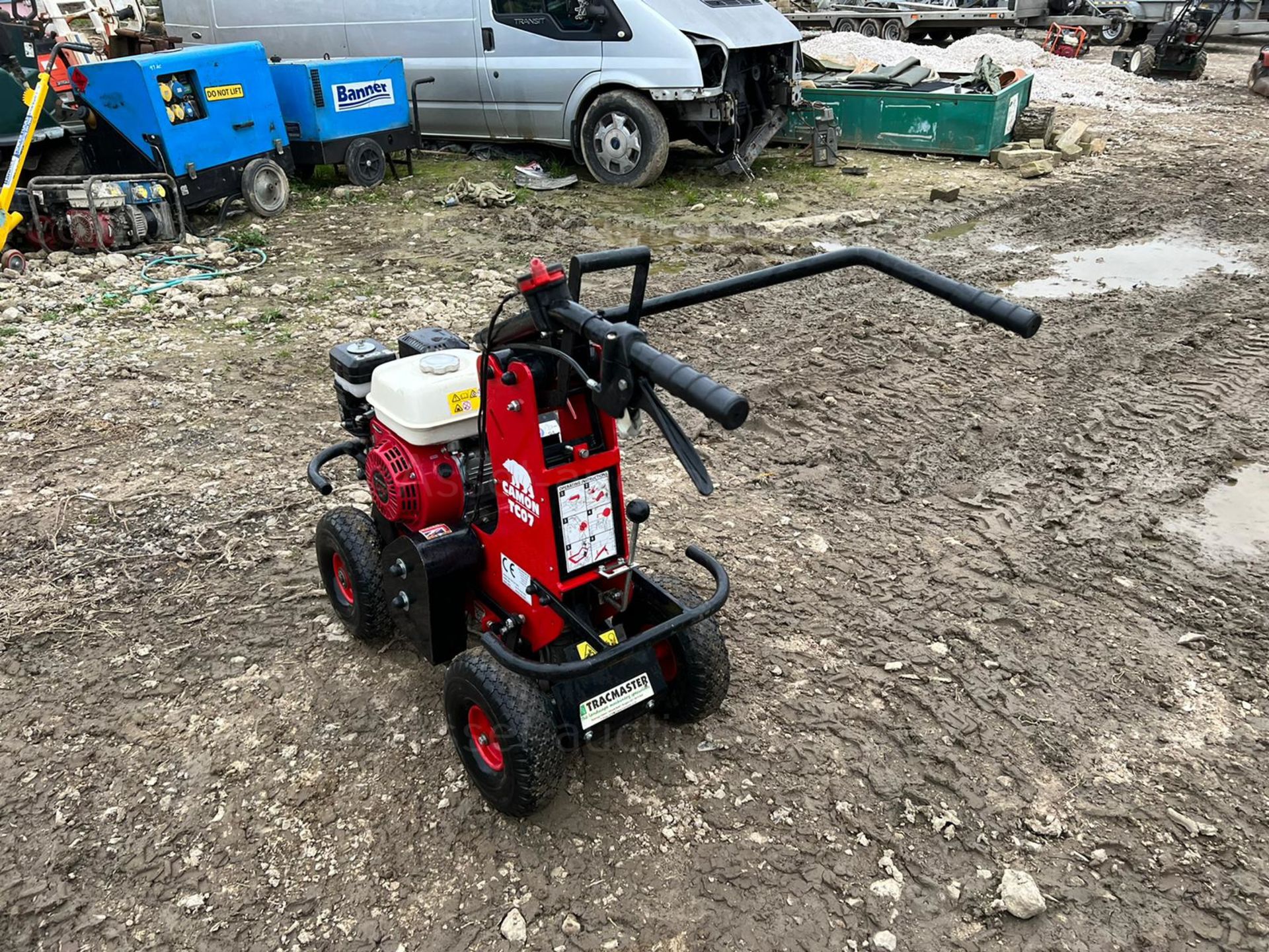 2020 CAMON TC07 TURF CUTTER, RUNS AND WORKS WELL, LIKE NEW, GREAT CONDITION, HONDA GX160 ENGINE - Image 6 of 9
